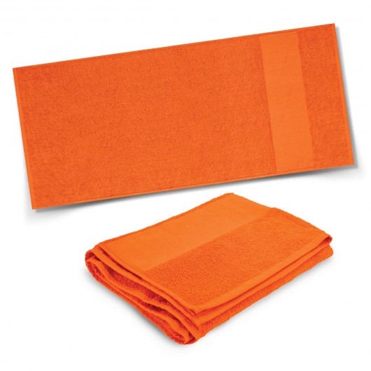 Orange Compact Terry Towels
